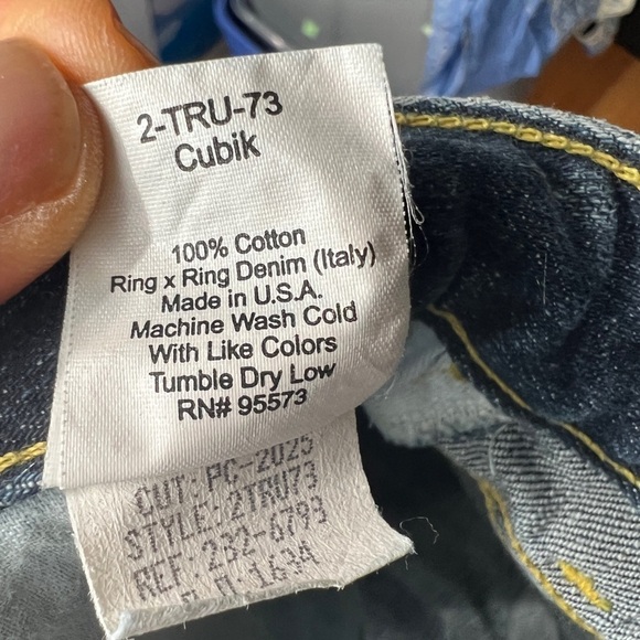 Paper Denim & Cloth 1988 graffiti blue jeans boredom size 30 - Picture 10 of 11